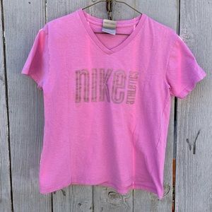 Vintage Y2K Nike V neck Baby Doll T-shirt